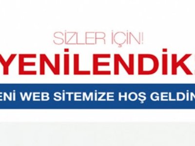 Kurumsal Web Sitemiz Yenilendi !